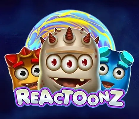 Reactoonz by Play’n GO, showcased at energykaszino.com – game logo